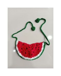 Watermelon Crochet Pet Bib