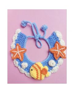 Sea Crochet Pet Collar