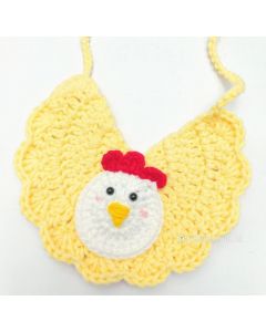 Chicken Lover Crochet Pet Collar