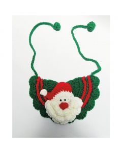 Santa Crochet Pet Collar